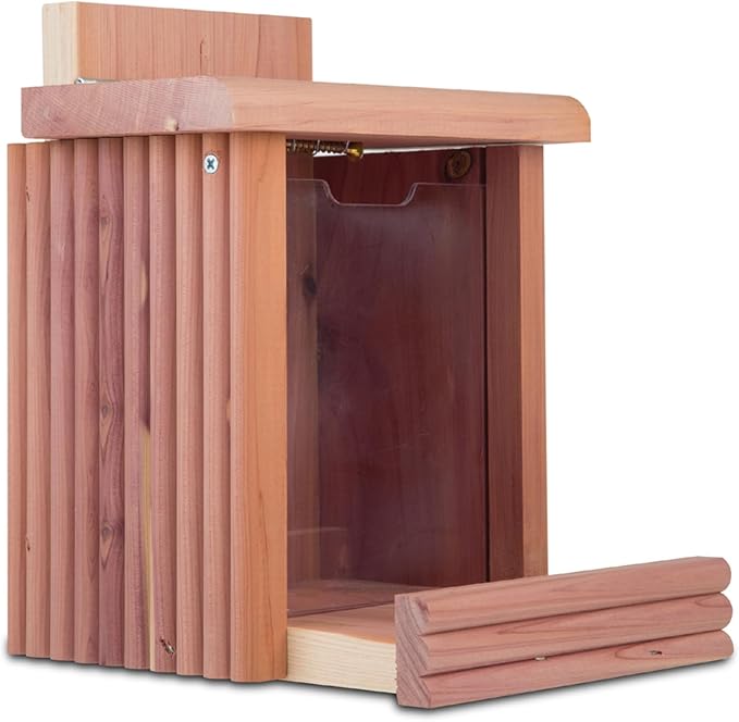 Pennington Cedar Squirrel Snacker Feeder, 2.75 LB Capacity