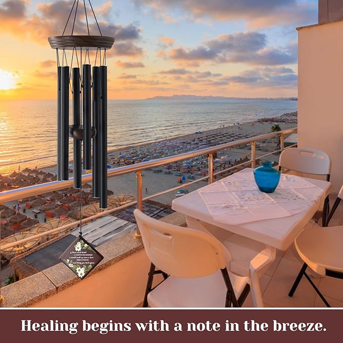 ASTARIN Wind Chimes for Outside,28'' Memorial Wind Chimes Sympathy Wind Chimes for Loss of Loved One Tree of Life Memorial Wind Chime Bereavement Condolence Gifts for Loss of Mother Father Husband