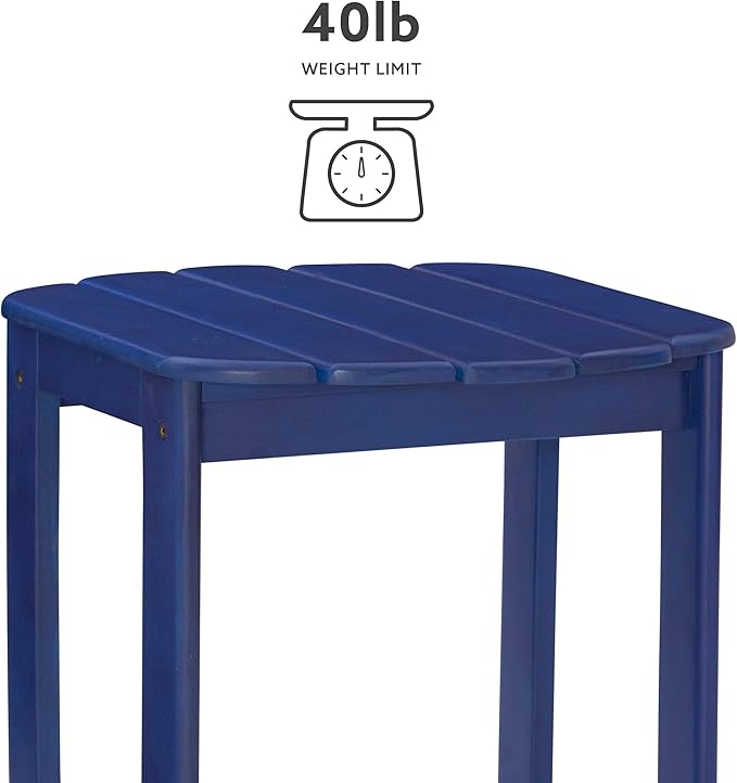 Jayde Blue Adirondack Outdoor End Table