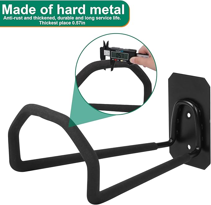 2pcs Heavy Duty Hose Hanger Wall Mount Water Hose Holders for Outside, Sturdy Hose Stand for Garden Hose Storage and Extension Cords (2pcs)