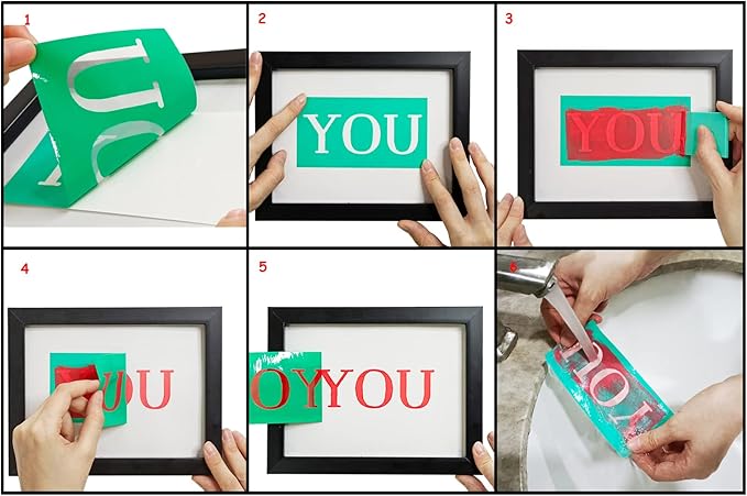DGAGA Spring Silk Screen Stencils Self Adhesive Screen Printing Stencil Reusable Mesh Stencils Garden Chalk Stencils for Chalk Paste Paint on Wood Signs, Fabric,DIY Home Decor