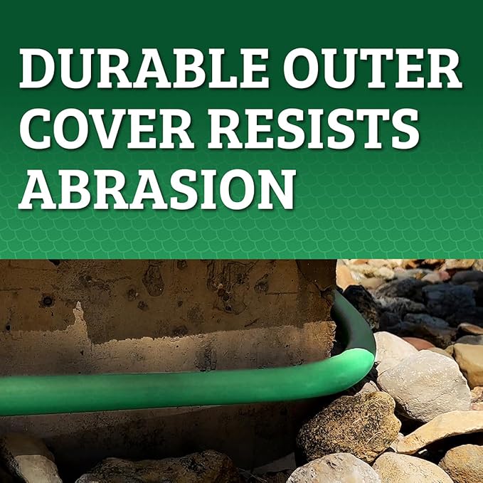 Flexzilla Colors Garden Hose 5/8 in. x 75 ft., Lightweight All-Weather Water Hose, Durable and Flexible, Leak-Free Connections, Forest Green