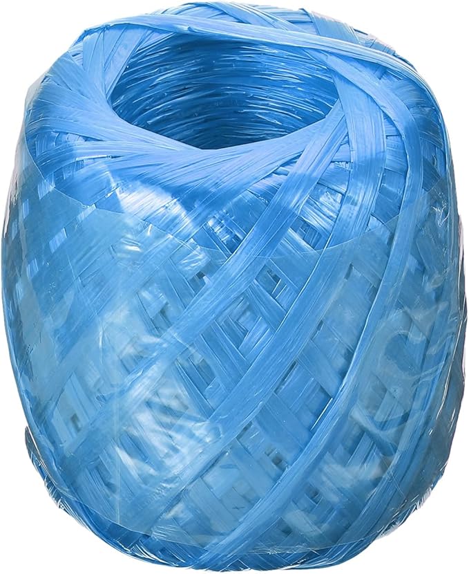 PATIKIL 180m/590Ft Polyester Nylon Plastic Rope, Twine Household Bundles Ropes Roll for Gardening Packing Crafting DIY, Blue