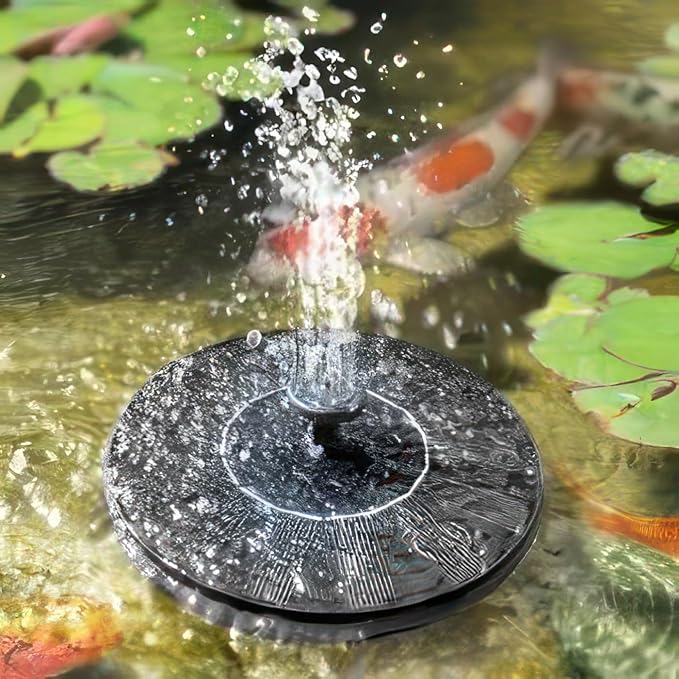 Solar Fountain, Solatec Solar Powered Bird Bath Fountain Pump 1.3W Solar Panel Kit Water Pump,Outdoor Watering Submersible Pump for Pond, Pool, Garden, Fish Tank, Aquarium