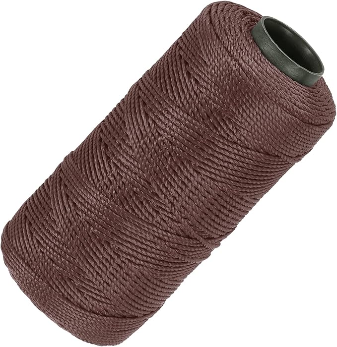 MECCANIXITY Nylon String 3 Strands Twisted Mason Line 1.5mm x 218 Yards Nylon Twine String for DIY Projects, Home Improvement, Gardening, Gift Wrapping, Christmas Party Supplies, Coffee