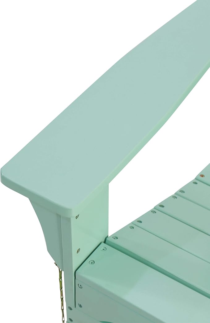 Christopher Knight Home Aberdeen Outdoor Contemporary Acacia Wood Foldable Adirondack Chair, Light Mint