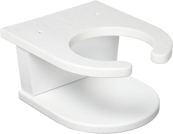highwood Screw-On Cup Holder for Adirondack Chairs, White