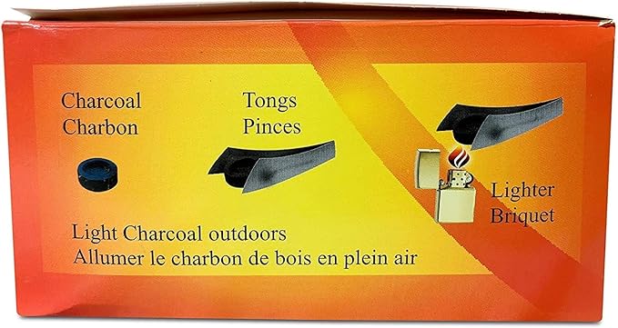 Sunlight® Charcoal Tablets for Incense– Quick Light Charcoal Tablets – Charcoal Disk Lights – 33 mm Resin Burner Rolls – – Charcoal Burner - Instant Fire Coal Tablet (100 Count (2 Pack).)