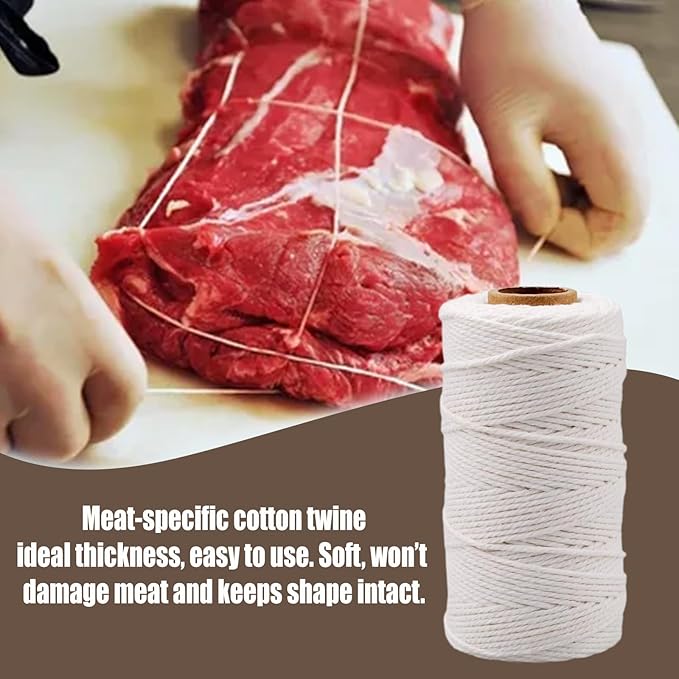 Twine String White, 1312 Feet Butchers Twine for Crafts Garden String Kite Garden for Gardening for Climbing Plants