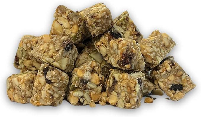 Exotic Nutrition Squirrel Beneficial Blocks - Healthy & Unique Supplemental Food with Nuts & Seeds, 10 oz