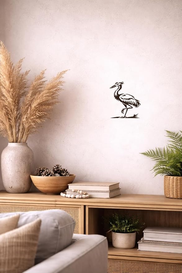 Crane Bird Stencil – Elegant Reusable Wildlife Art Stencil for Painting, Crafts, Wall Art and DIY Decorations (3 Pcs Set)