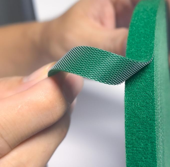 50 feet Reusable Garden Plant Ties, Green, Heavy Duty Soft Grip Strips, Roll for Supporting Plants, Trees, Vines