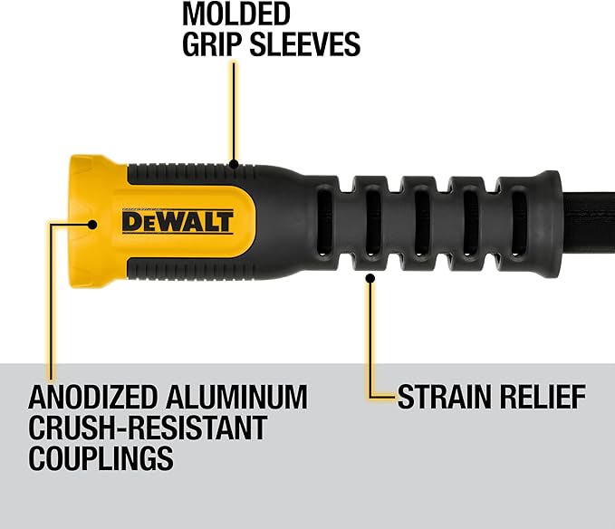 DEWALT 50 ft x 5/8 in Heavy-Duty Professional Grade Fabric Garden Hose - DXMH3302