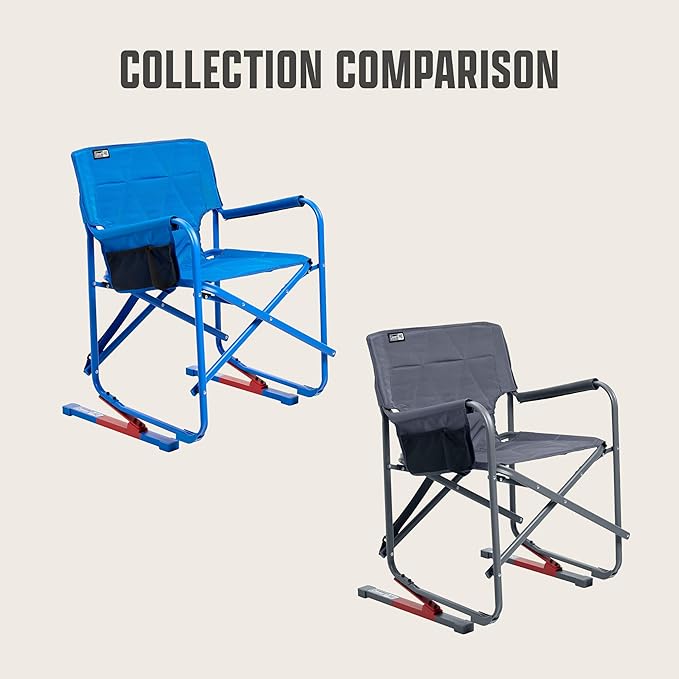 Coleman Pro Rocker Chair, Easy & Fast Folding, Up to 250lb Capacity, Great for Camping, Easily Portable, Mussel