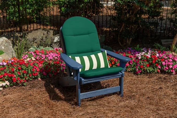Sunbrella Patio Cushions - 20.5" W x 49" L x 2" T, Outdoor Adirondack Chair Cushion with Comfort, Style & Durability Designed for Outdoor Living - Made in The USA