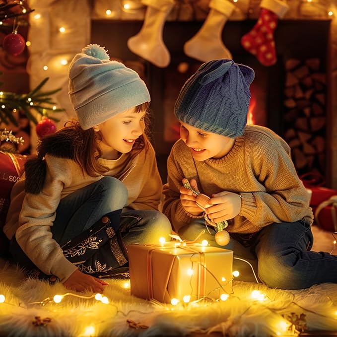 Minetom 2 Pack USB Globe String Lights for Bedroom, 32.8 Feet 100 LED USB Fairy Lights with Remote, Mini Globe Lights for Indoor Classroom Decor Dorm Tent Patio Wall Canopy Party Wedding Tree Xmas