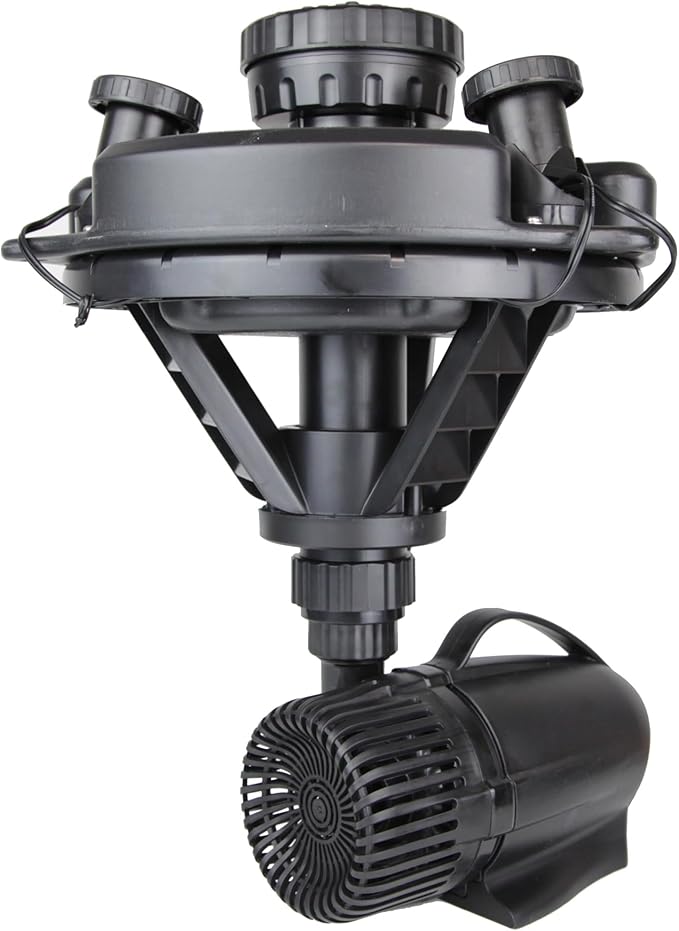 Pond Boss DFTN12003L Floating Fountain With Lights, 50 Foot Power Cord, 1/4 hp