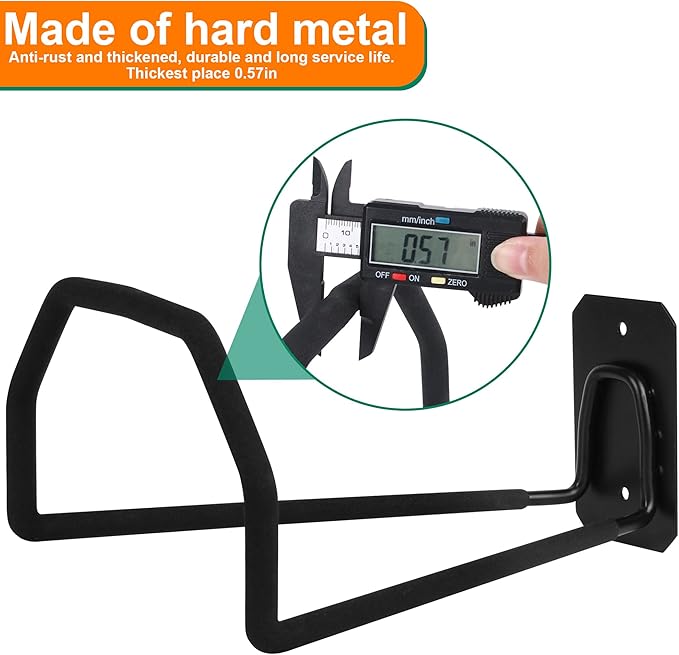 Heavy Duty Hose Hanger Wall Mount Water Hose Holders for Outside, Sturdy Hose Stand for Garden Hose Storage and Extension Cords