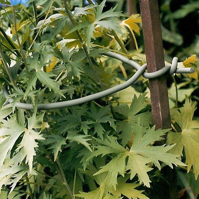 Plant Tie - Original Soft Tie, Flexible Rubber Ties for Plants - 16.4 ft - Green Rubber