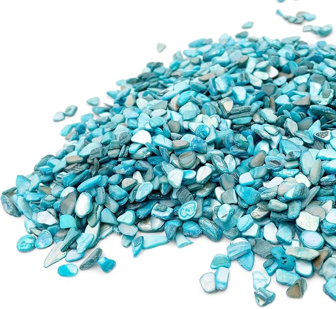 Crushed Shells for Crafts, Sea Shells for DIY Art, Vase Fillers Table Scatter, Party Favor, Wedding Decoration, Succulents Plants Soil Cover, Art Crafts