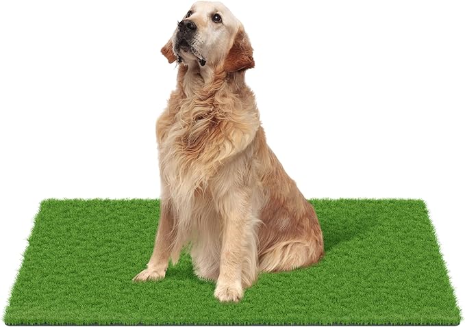 MAYSHINE Fake Grass for Dogs, Artificial Turf Grass Indoor Outdoor, Mat for Dogs Soft Blades, Cesped Artificial for Patios, Dog Astro Turf for Balcony, Quick Clean, Easy Rinse Patio Rug, 70"x40"