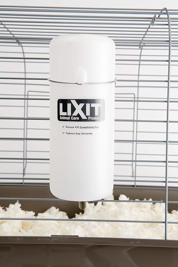 Lixit Small Animal Wide Mouth BPA-Free Water Bottle, 32 Ounce