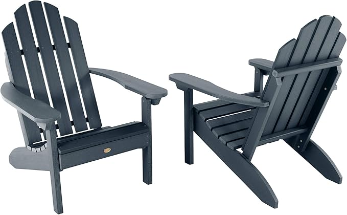 Highwood Classic Westport Adirondack Chairs, 2-Piece Set, Federal Blue