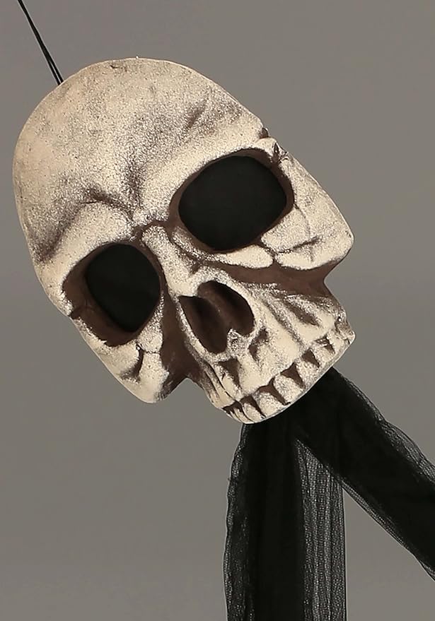 Fun Costumes Skull Door Archway Halloween Decoration Hanging Scary Haunted House Party Outdoor Display