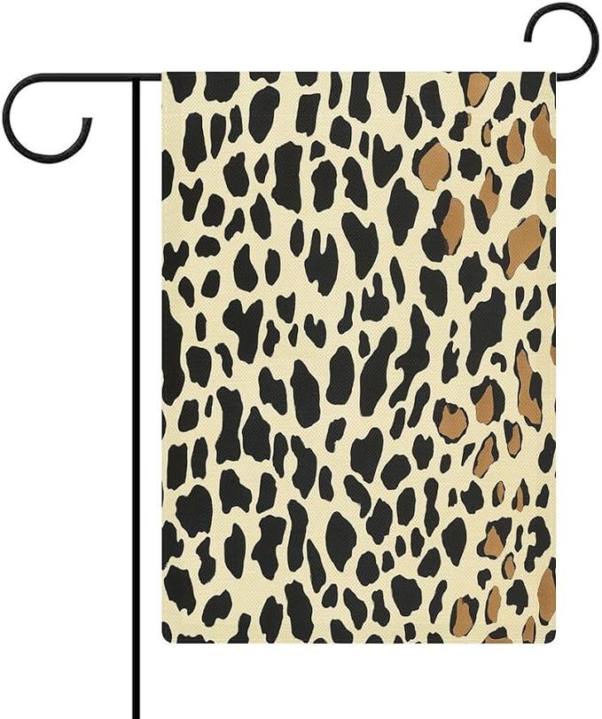 Garden Flag Cow Print Farmhouse Flags Double Sided 12 X 18 Inch Cute Farm Animals Yard Flag Yard Decorations for Home Outdoor Outside Lawn Decor