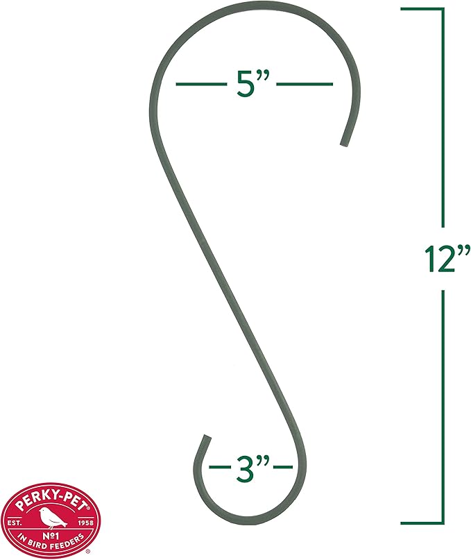 Perky-Pet 67A 12 in Metal Hook (Pack of 3)