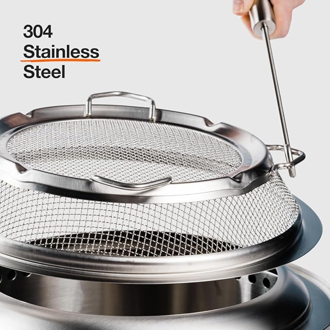 Solo Stove Ranger Shield - Durable Stainless Steel Spark Protector Mesh Screen for Fire Pits, Keeps Pops and Hot Embers Contained for Safe Outdoor Fires, Includes Shield Removal Tools