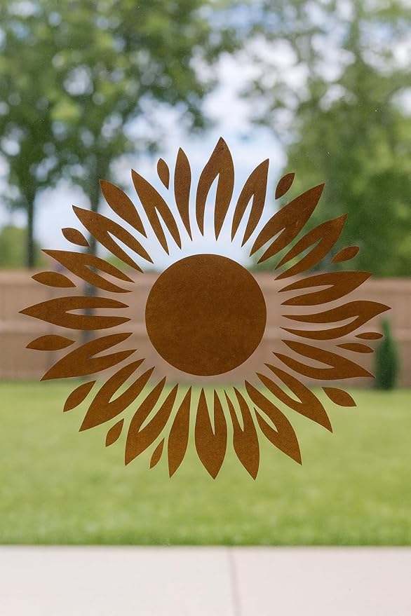 Sunflower Stencil – Nature Flower Garden Design Template Pattern Reusable Art Stencil for Painting, Crafting and DIY Projects (3 Pcs Set)