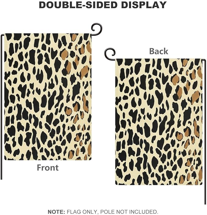 Garden Flag Cow Print Farmhouse Flags Double Sided 12 X 18 Inch Cute Farm Animals Yard Flag Yard Decorations for Home Outdoor Outside Lawn Decor