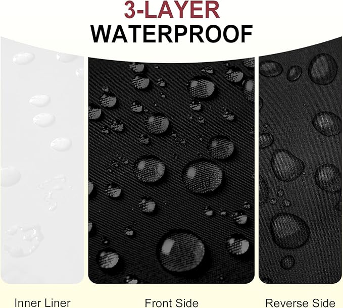 downluxe Outdoor Chair Cushions 24x24 with Removable Cover, Waterproof Patio Furniture Cushions, Deep Seat Cushions for Outdoor Furniture with Backrest for Sofa, Couch and Patio Chairs, Black