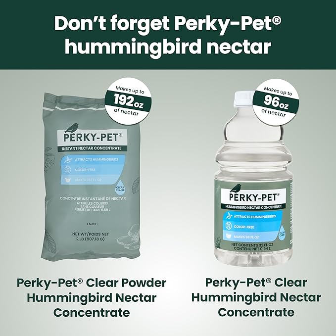Perky-Pet Smart Bird Feeder with Camera for Hummingbirds - 20 oz Nectar Capacity, Motion Activated 1080p HD, WIi Fi, Camera Feeder Gift Idea