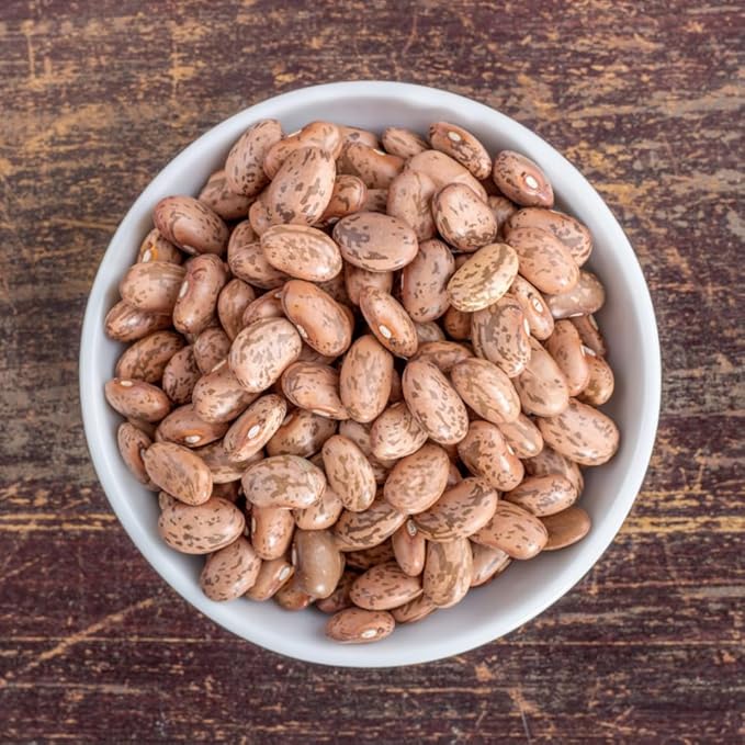 TomorrowSeeds - Pinto Bean Seeds - 30+ Count - for 2025 Planting Heirloom Spanish Speckled Bush Shell Broad Beans Garden Vegetable Fresh Grow Your Own Home Farm Patio Healthy Sustainable Living Seed