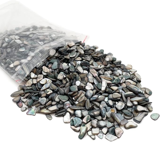Crushed Shells for Crafts, Sea Shells for DIY Art, Vase Fillers Table Scatter, Party Favor, Wedding Decoration, Succulents Plants Soil Cover, Art Crafts