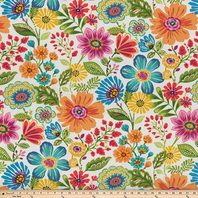 Pillow Perfect Bright Floral Indoor/Outdoor 1 Piece Split Back Chair Cushion Set With Ties, 1 Count, 40.5" x 21", Blue/Purple Gregoire