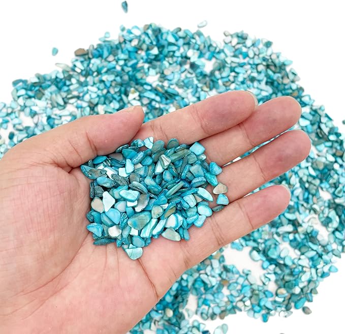 Crushed Shells for Crafts, Sea Shells for DIY Art, Vase Fillers Table Scatter, Party Favor, Wedding Decoration, Succulents Plants Soil Cover, Art Crafts