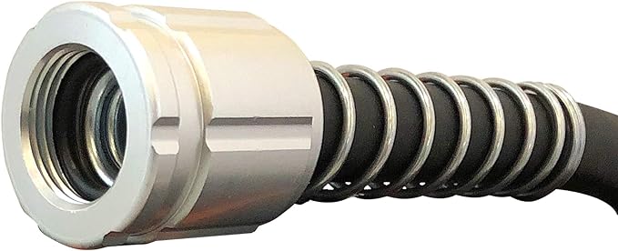 Flexon Flextreme Pro 5/8" x 50ft Performance Rubber Garden Hose – Heavy-Duty, Kink-Resistant, All-Weather Flexibility, Industrial-Grade Couplings, Durable Outdoor Watering Hose for Lawn & Garden