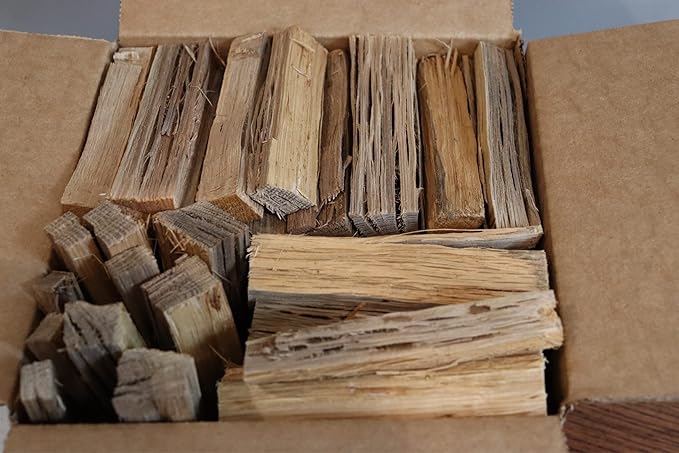Smoak Firewood Cooking Wood Mini Splits - USDA Certified Kiln Dried (Red Oak, 5-6in Tiny Pizza Oven Wood) for Portable Pizza ovens (729 Cubic Inches)