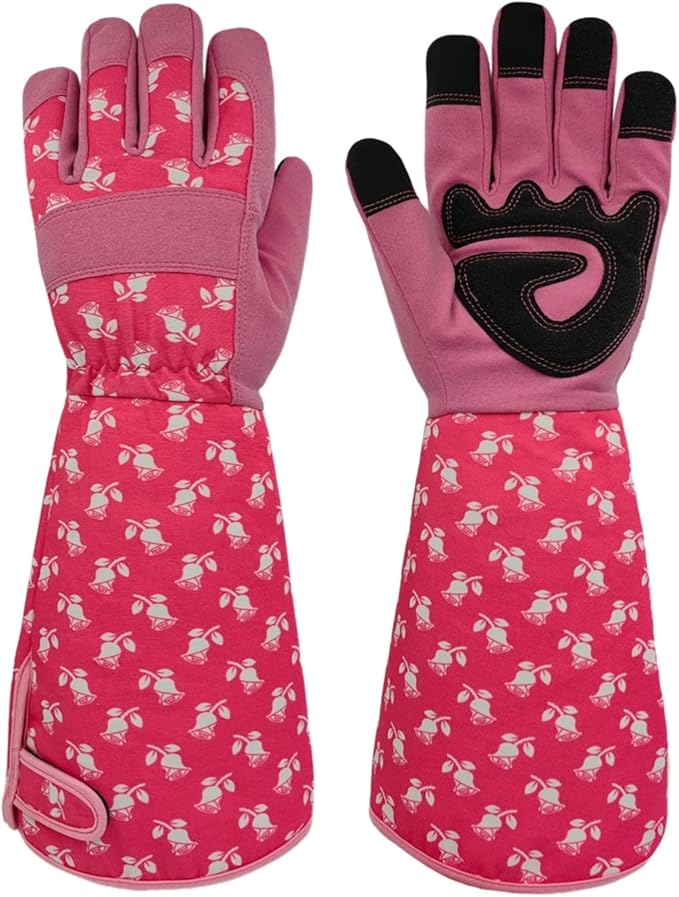 Long Gardening Garden Gloves,Thorn-proof&Puncture Resistance Rose Cactus Gauntlet Glove for Gardener,Gifts