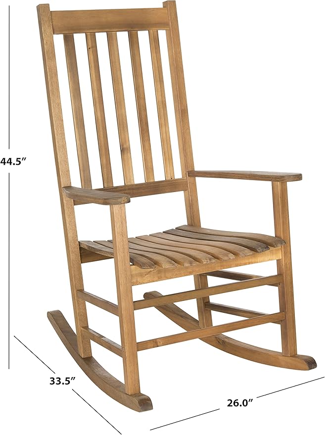 SAFAVIEH Outdoor Living Collection Shasta Rocking Chair