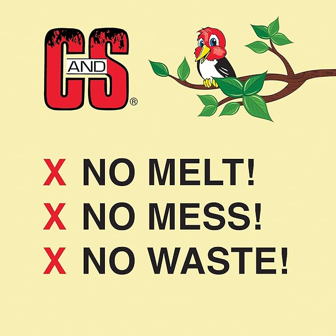 C&S Wild Bird Woodpecker Suet Nuggets Mega Box,8 Pounds,(Pack of 2)