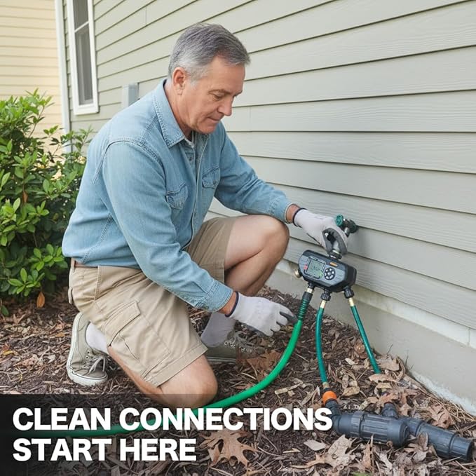 Leader Hose for Outdoor Garden Connection: 3FT 1/2" Short Hose with Male to Female Fittings Leakproof and No Kink for Faucet Extension Drip Irrigation