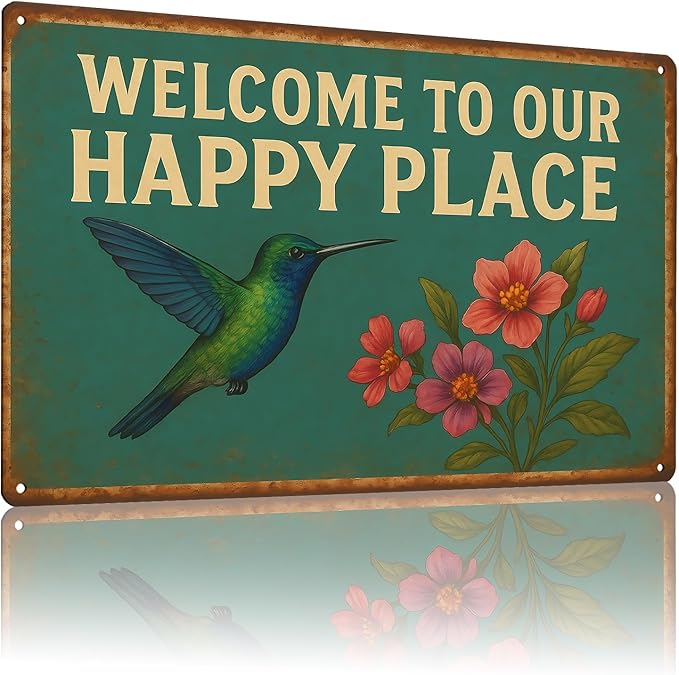 MAMAGIFTREE Funny Garden Signs Outdoor Decor Christmas Gifts for Plant Lovers,8x12 Inch Metal Signs,Gardening Gifts for Women Garden Decor, for Yard Patio Shed Outdoor Indoor Decor