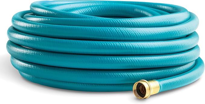 Gilmour Medium Duty 5/8" x 25' Garden Hose, Flexible and Kink Resistant Outdoor Hose, Blue