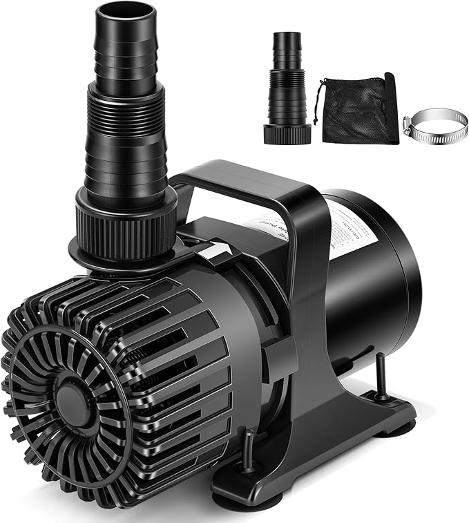 VIVOHOME 310W 5300GPH Submersible Water Pump with 180° Adjustable Water Outlet, 20ft High Lift for Waterfall Fountains Fish Tank Pond