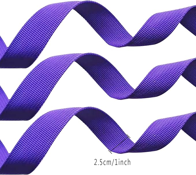 1 Roll 65.6 Feet Tree Tie for Plant Support Garden Strap 1 Inch Width Staking and Guying Material 1,800 Lbs Strength (Purple)