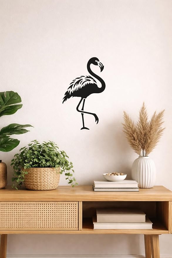 Flamingo Stencil – Reusable Tropical Bird Art Stencil for Painting, Crafting, Scrapbooking and DIY Projects (3 Pcs Set)
